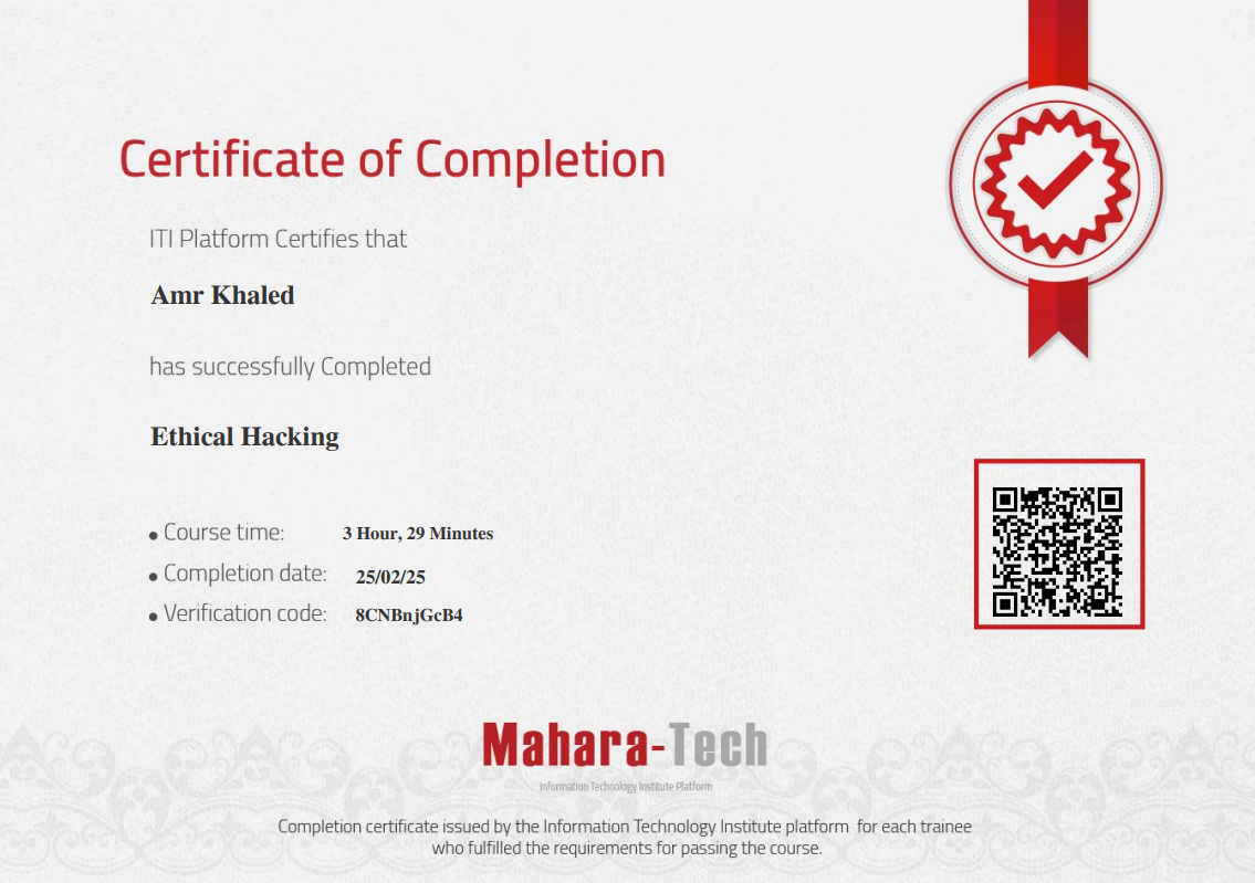 Ethical Hacking Certification