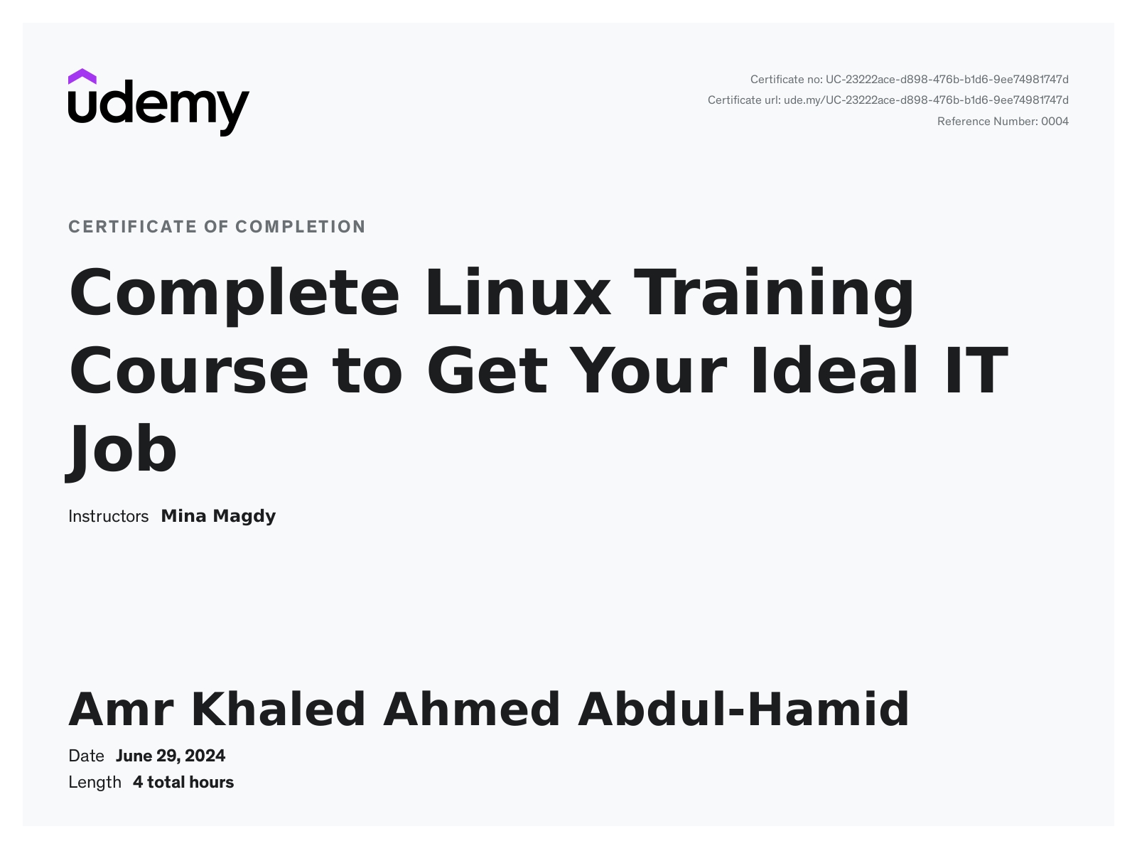 Linux Certification